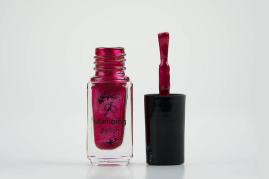 #063 Scarlet Letter | Clear Jelly Stamping Polish
