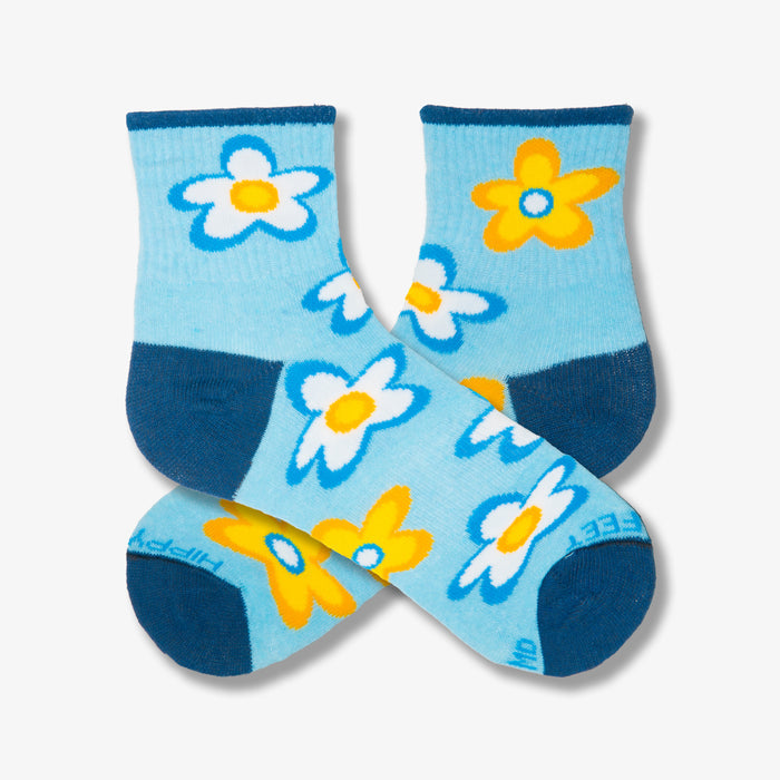 Floral Quarter Crews - Chamomile Breeze