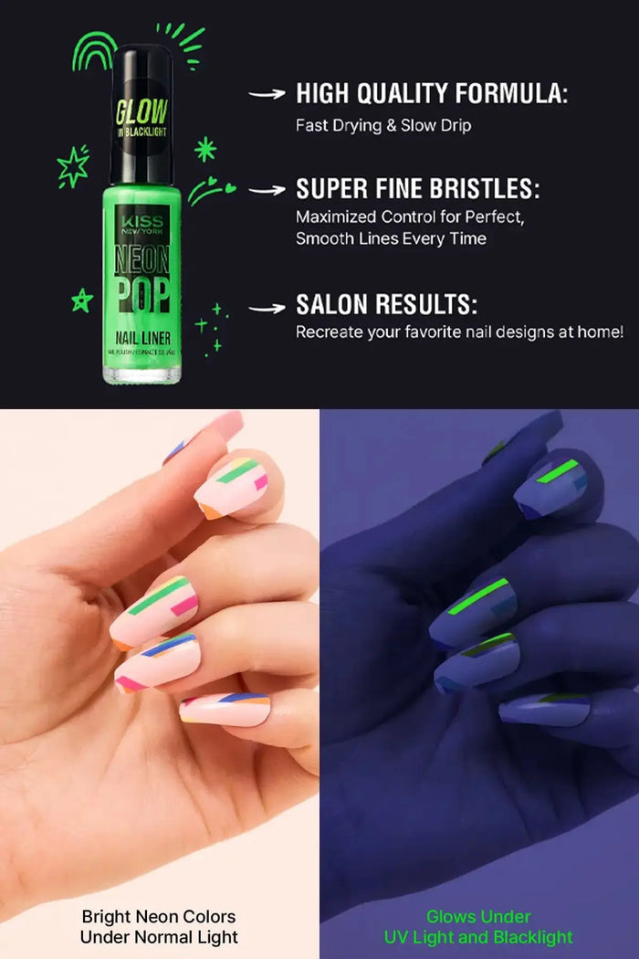 KISS NEW YORK PRECISION BRUSH NAIL ART LINER KISS NEW YORK