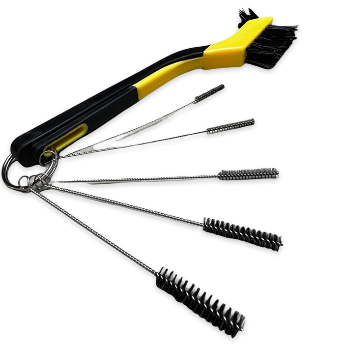 LiME LiNE 6 pc Solvent Proof Gun Cleaning Brush Set