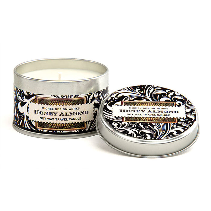 Michel Design Travel Soy Candle Honey Almond - Cardsmart & Gift