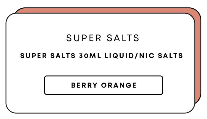 Super Salts 30mL E-Liquid | Berry Orange-Image 1