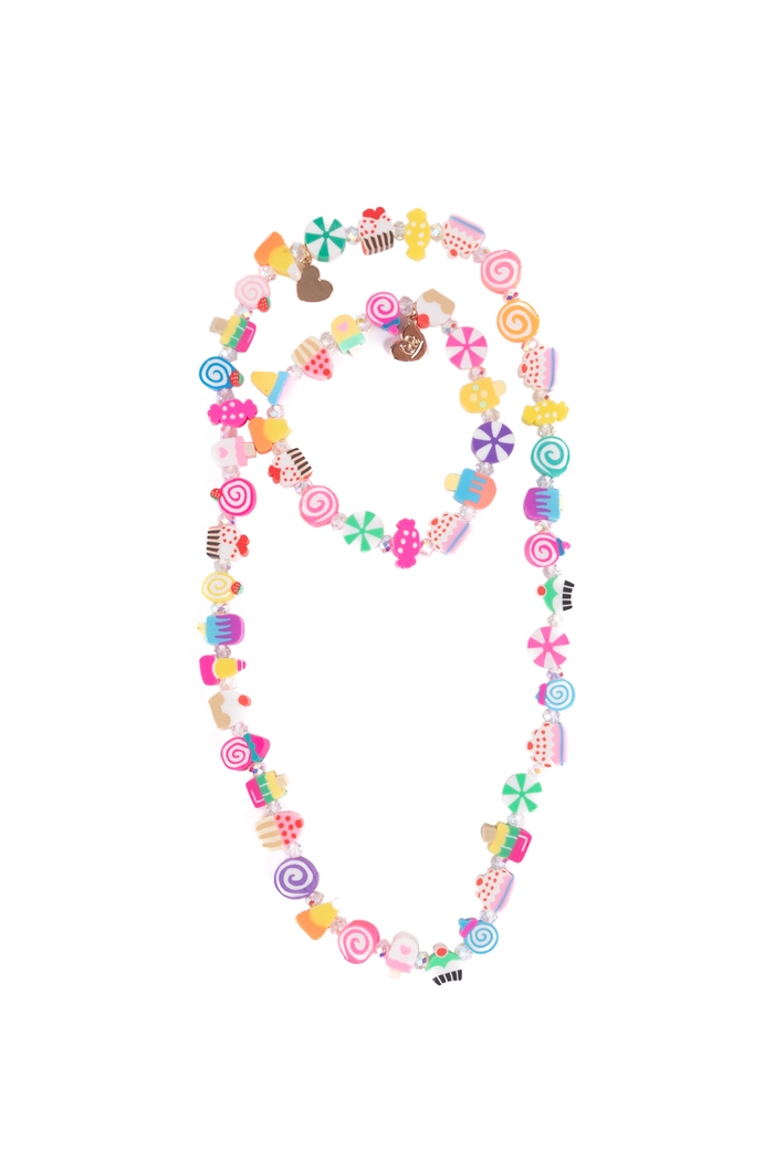 Sweet Treats Necklace & Bracelet Set, 2pc