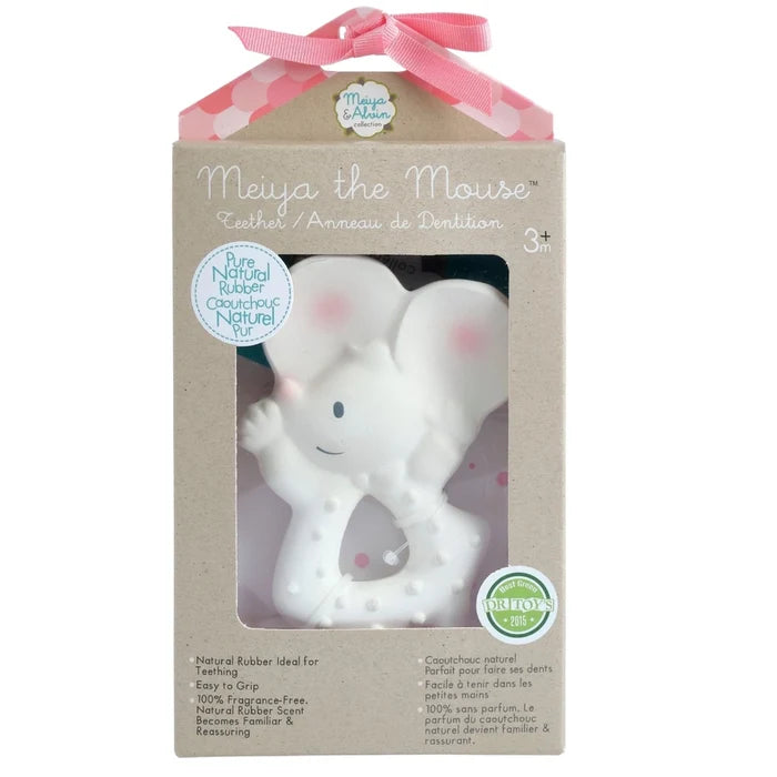Tikiri Meiya the Mouse Natural Rubber Teether