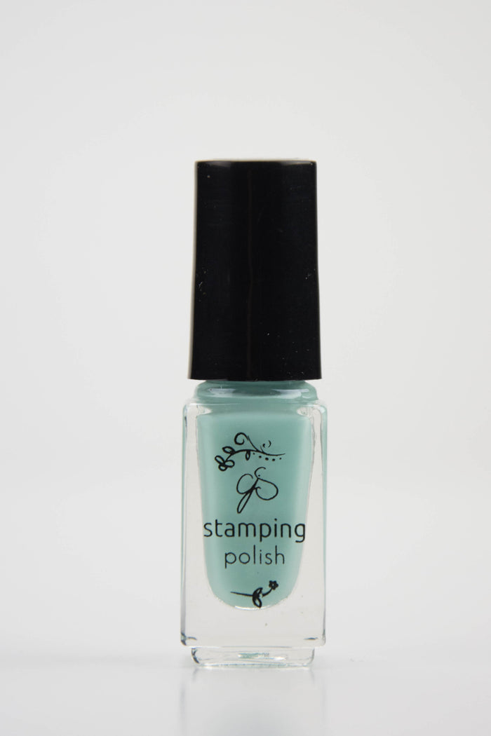 #069 April Showers | Clear Jelly Stamping Polish