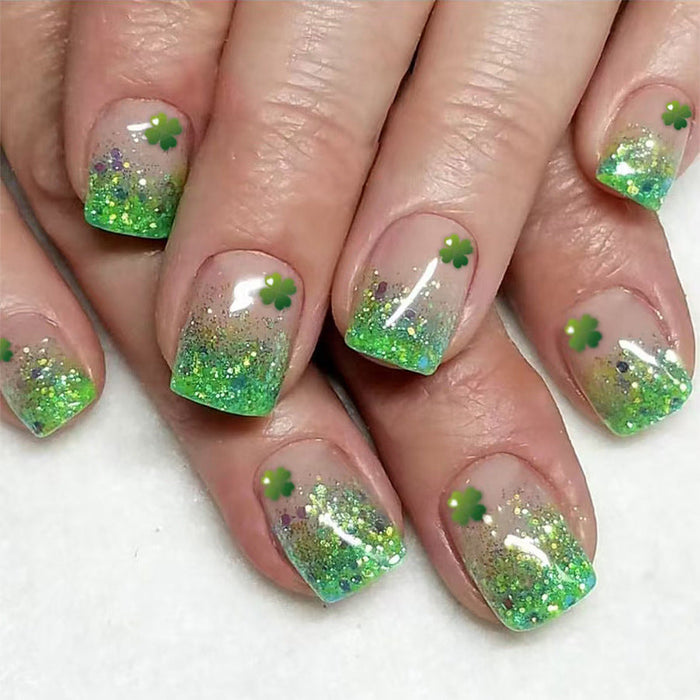 12 Sizes-24 Pcs Press On Nails C818