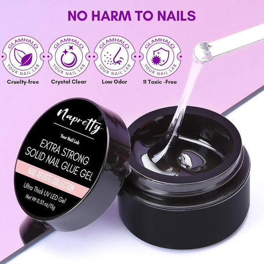 15g/8g Solid Nail Tips Gel For Press On False Nail Tips