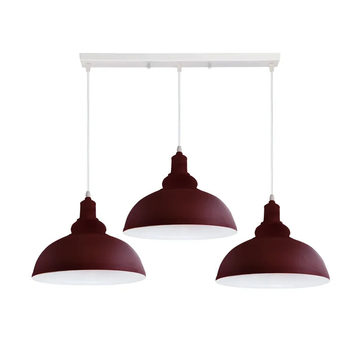 3 Way Adjustable Pendant Light Metal Retro Hanging Light ~4299