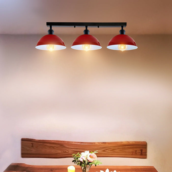 3 Way Over Ceiling Indoor Hanging Light Metal ~3589