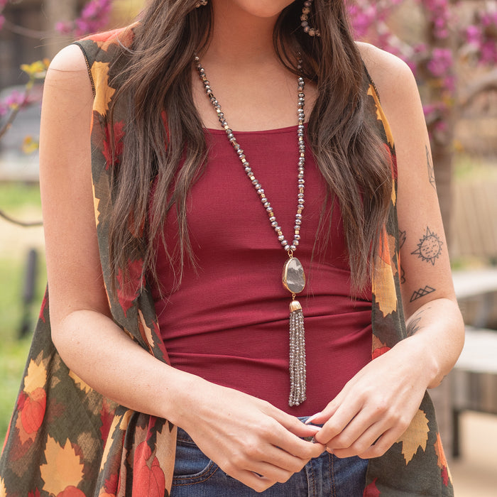 72765 - Natural Stone Necklace