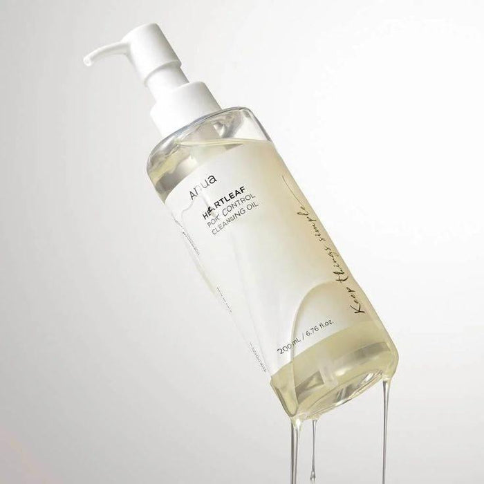 Anua Heartleaf Pore Control Cleansing Oil – 200ml - Cleansing Oil - Anua -- United Arab Emirates -- Pinky Cosmetics