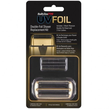 BABYLISSPRO UV  DOUBLE SHAVER REPLACEMENT  FOIL   GOLD # FXLRF2G - Palms Fashion Inc.