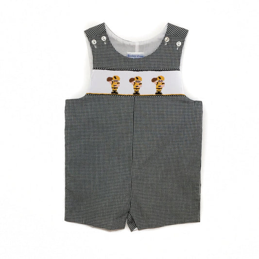 Banbury Black Gingham Football Player Shortall