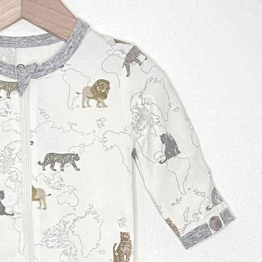 MeOMyEarth Big Cats Footie – Made from Eco-Friendly Fabric