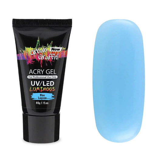Luminous AcryGel - Blue Lagoon 30g   Naio Nails