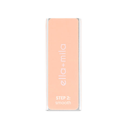 Peach nail buffer block, step 2 smooth – ella+mila Buffer