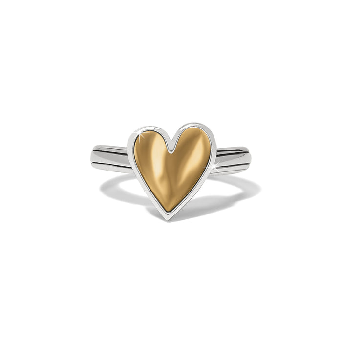 Cascade Heart Ring