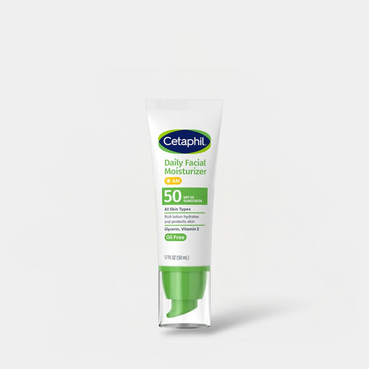 Cetaphil Daily Facial Moisturizer SPF 50 50ml مرطب سيتافيل اليومي للوجه بعامل حماية من الشمس 50