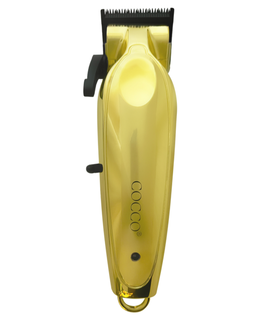 COCCO Pro All Metal Hair Clipper - Gold # CPBC-GOLD (Dual Voltage) - Palms Fashion Inc.
