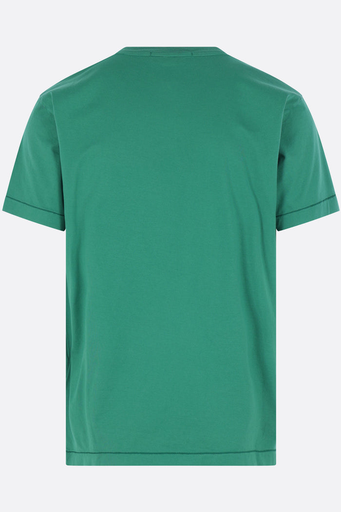 cotton t-shirt with logo patch