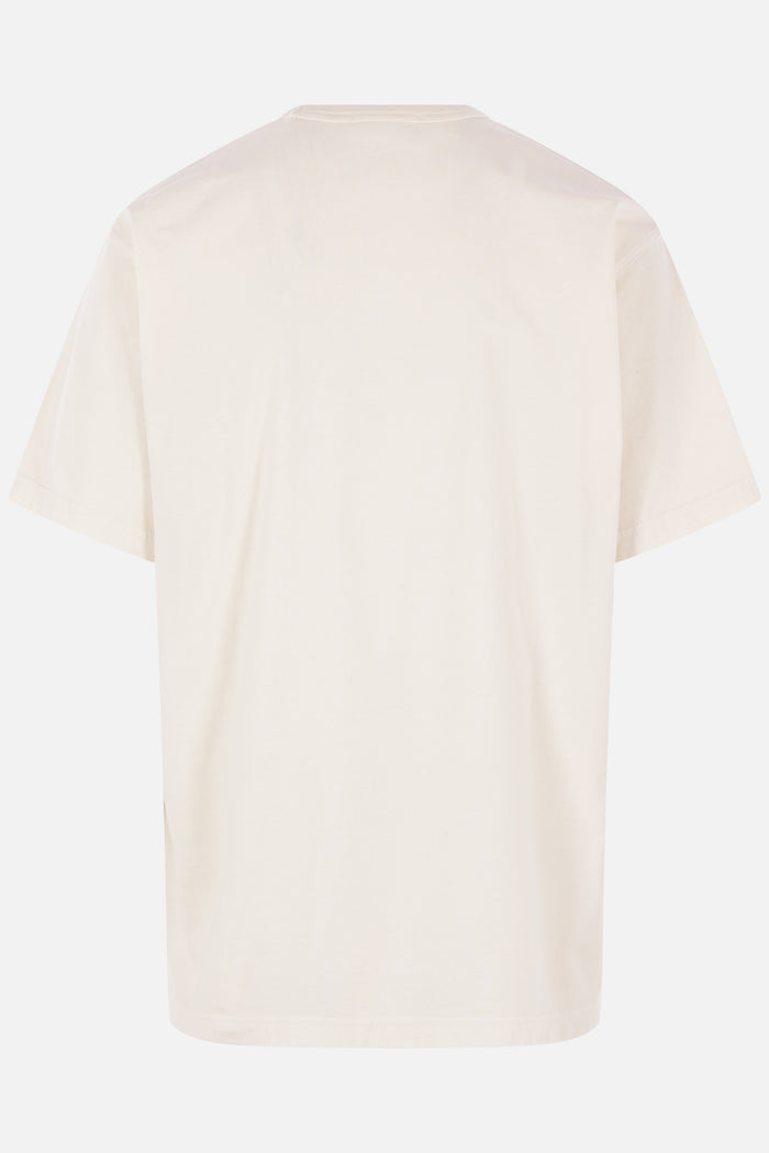 cotton t-shirt with logo patch