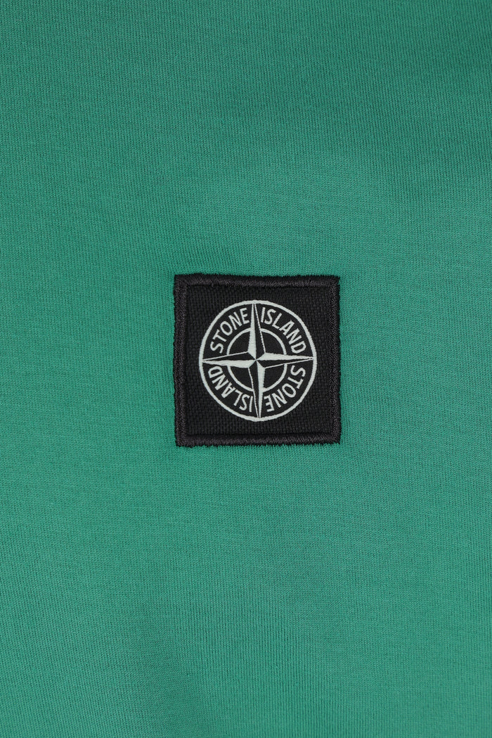 cotton t-shirt with logo patch