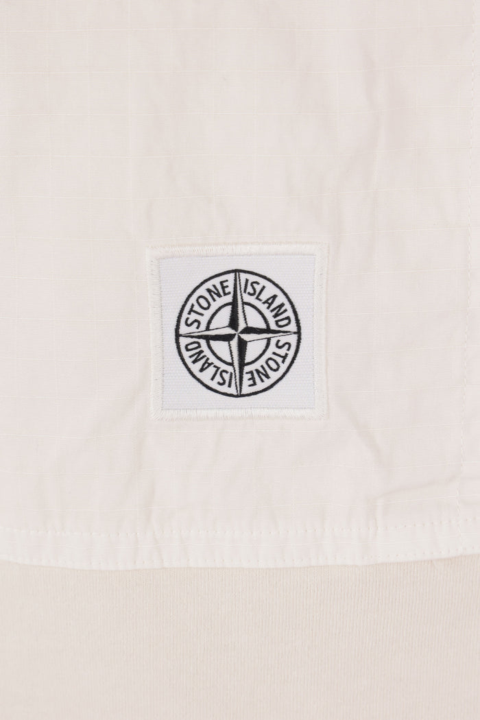 cotton t-shirt with logo patch