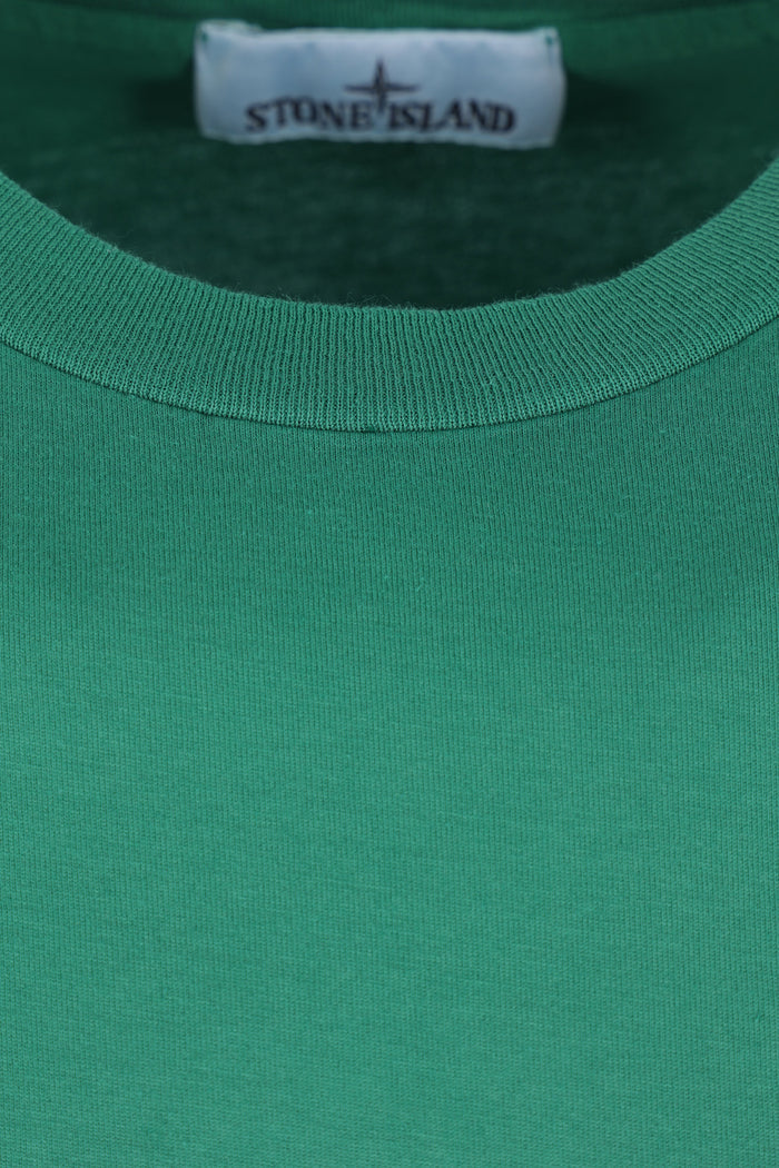 cotton t-shirt with logo patch