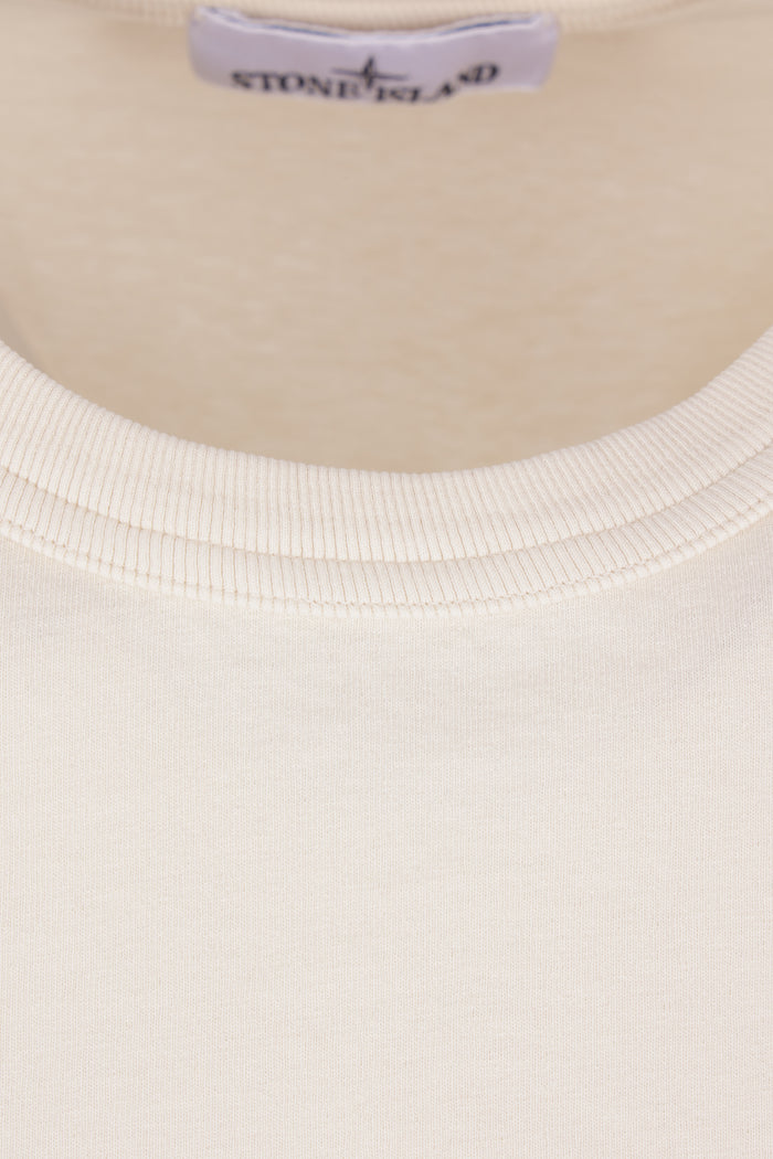 cotton t-shirt with logo patch