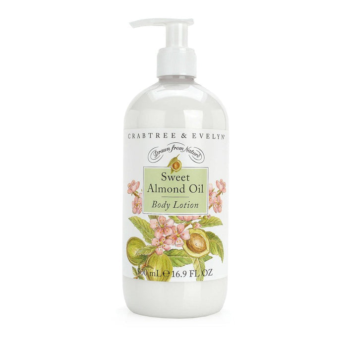 Crabtree & Evelyn Body Lotion, Sweet Almond Oil,16.9 Fl Oz