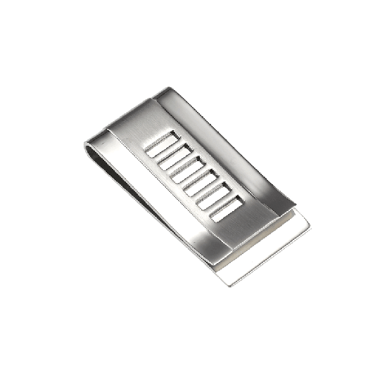Cudworth Stainless Steel Money ClipBrushed Stainless Steel Money Clip
Enhance your accessory collection with this meticulously crafted stainless steel money clip, featuring a brushed center and polishMoney Clip/Key ringCudworthTheodore Men's JewelryCudworth Stainless Steel