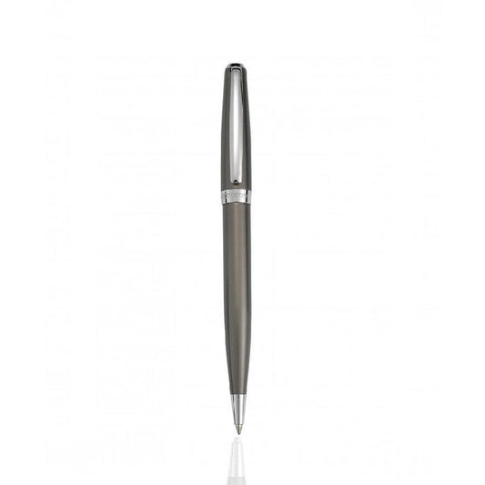 Cudworth Taupe and Silver Ballpoint PenEnhance your writing experience with the Taupe/Silver Ballpoint Pen, a luxury writing instrument meticulously crafted from solid brass to ensure both durability and PensCudworthTheodore Men's JewelryCudworth Taupe and Silver Ballpoint Pen