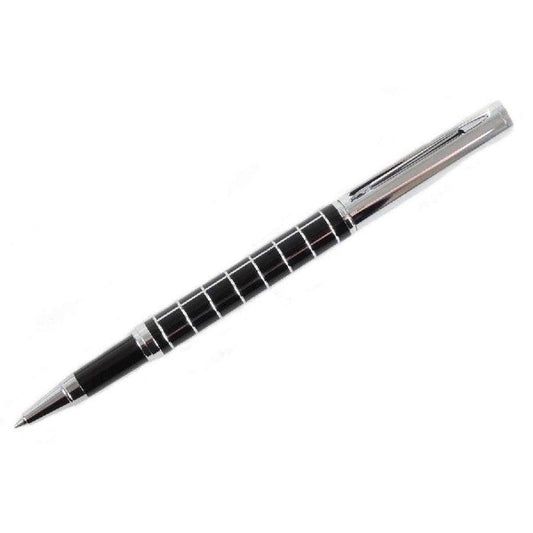 David Aster Black and Chrome Checker Roller Ball PenThis well made men's checker roller ball pen from David Aster comes in a black/silver colour and is manufactured from base metal and rhodium plate. All the pens comePensDavid AsterTheodore Men's JewelryDavid Aster Black and Chrome Checker Roller Ball Pen