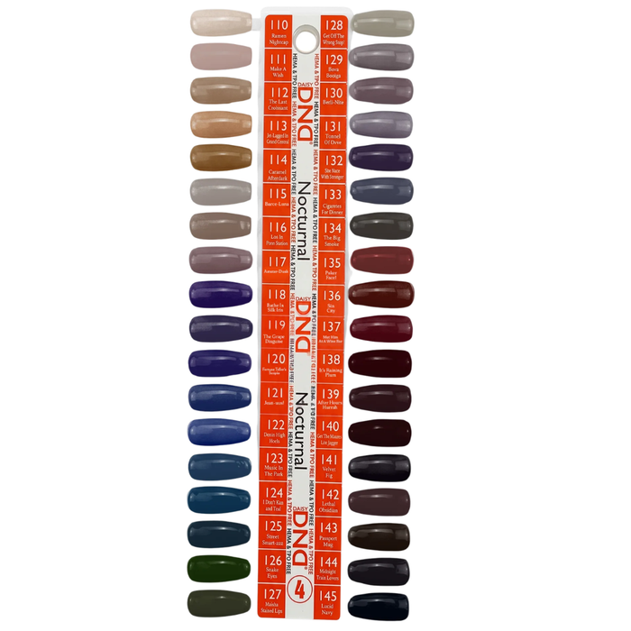 DND HEMA & TPO Free Gel & Polish Swatch Collection - # 4
