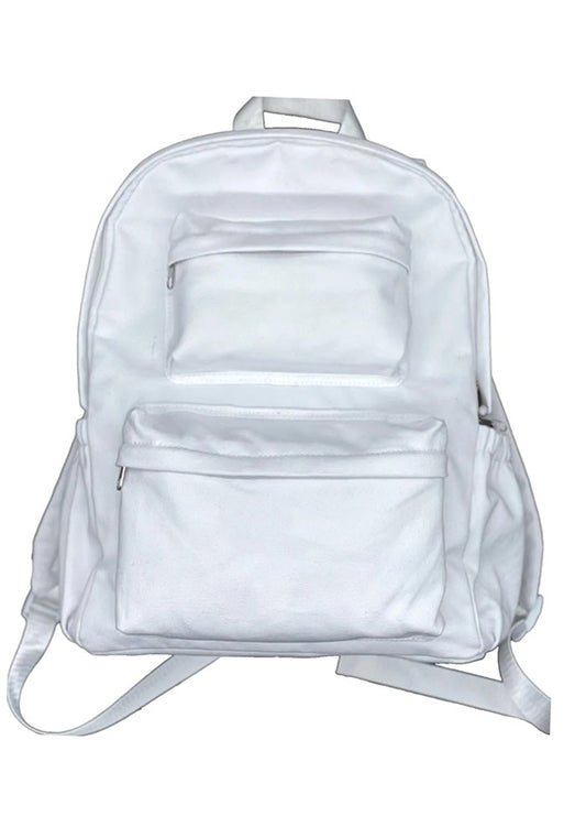 Double Pocket Canvas Backpack