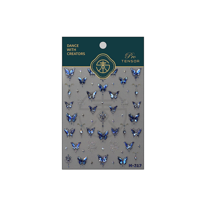 Embossed Jelly Nail Sticker M-217