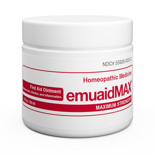 emuaidmax first aid ointment jar