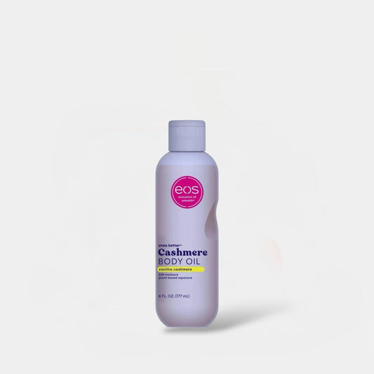 eos Vanilla Cashmere Body Oil 177ml زيت الجسم بالفانيليا والكشمير من إيوس - Princess Cosmetics Qatar