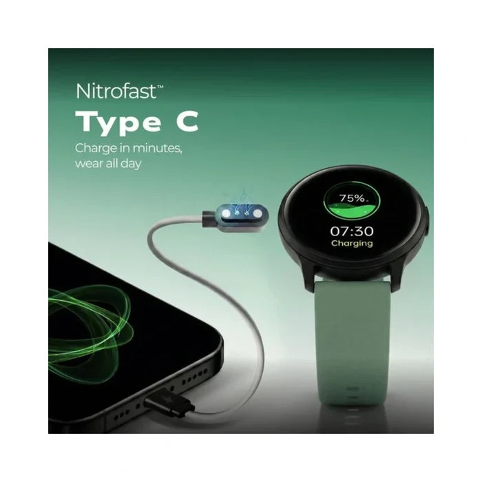 Fastrack Jupiter R3 | 1.38" TFT 2.5D Display | Push Button Interaction | HRM,SpO2 & Sleep Tracking