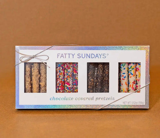 Fatty Sundays Chocolate Covered Pretzels Gourmet Gift Set
