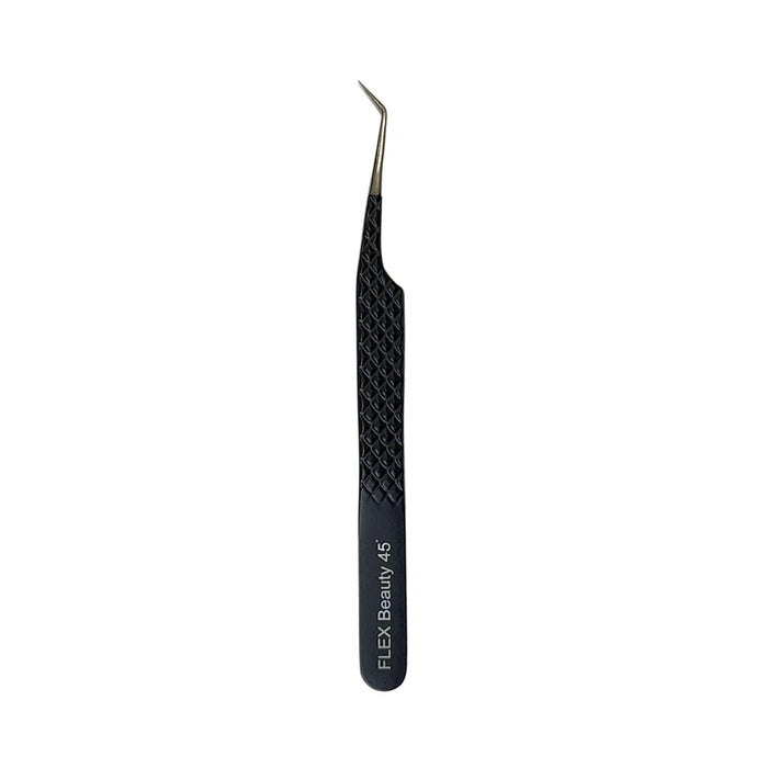 FLEX Beauty 45 Degree Angle Tweezers - The Beauty House Shop
