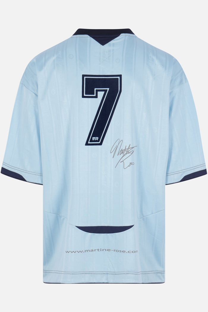 Football oversized t-shirt in technical jersey
