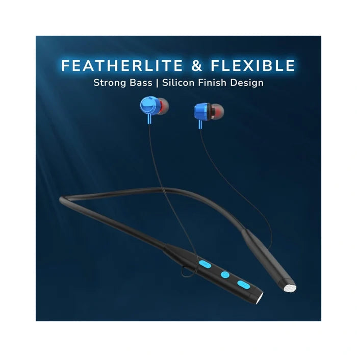 GIZMORE MN226 Neckband | Dual Pairing | Feather lite & Flexible | Water Resistance | Strong Bass