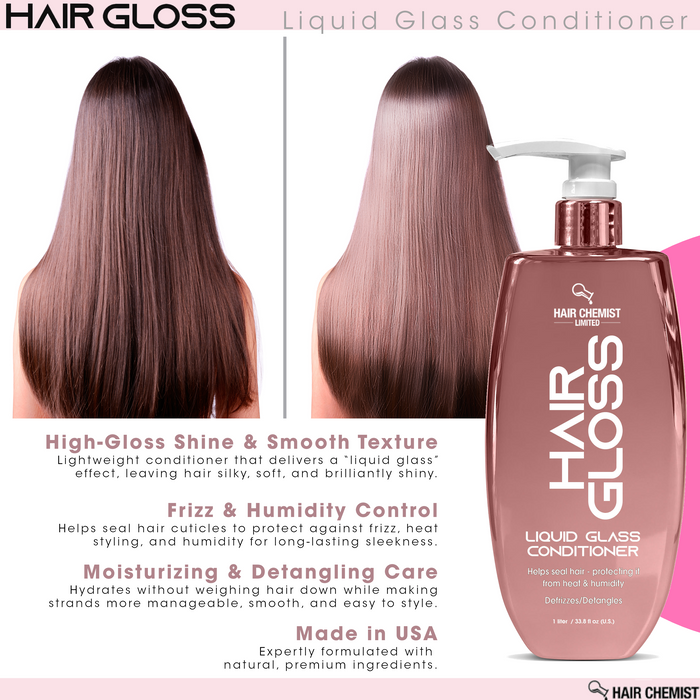 Hair Chemist Hair Gloss Liquid Glass Conditioner 33.8 oz.