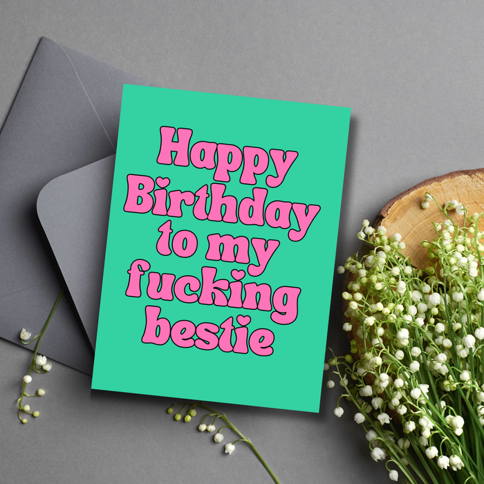 Happy Birthday Bestie Best Friend Gifts Funny Sassy Cute