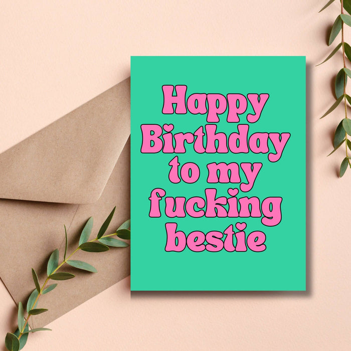 Happy Birthday Bestie Best Friend Gifts Funny Sassy Cute