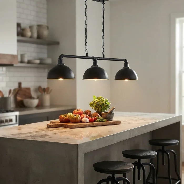 Industrial Black Steampunk Agunnaryd Pendant lamp ~6592