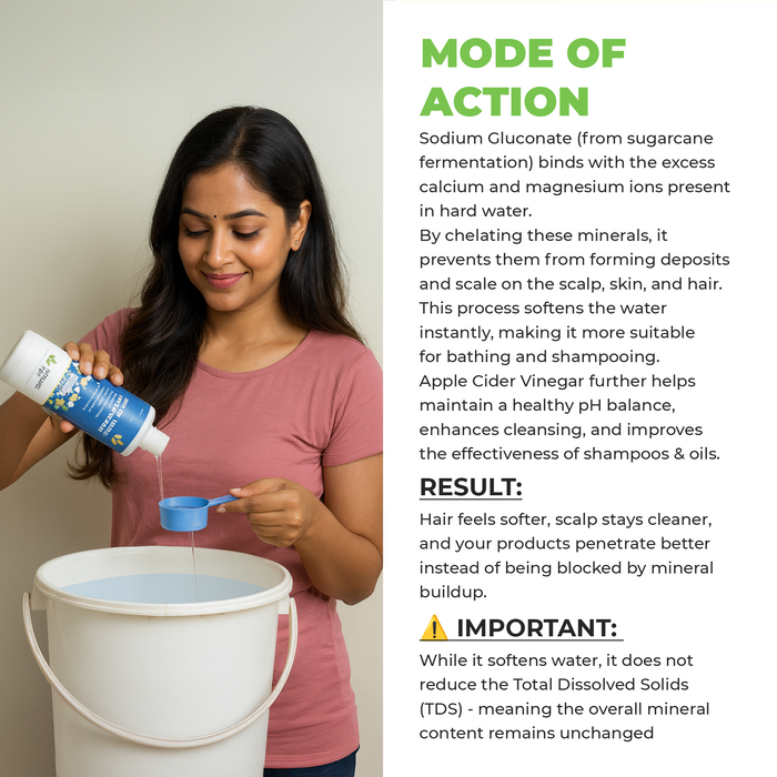 Instant Water Softener for Hair Loss Due to Hard Water Pack Of 3