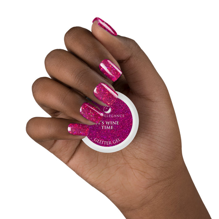 It's Wine Time, Glitter Gel, 10 ml