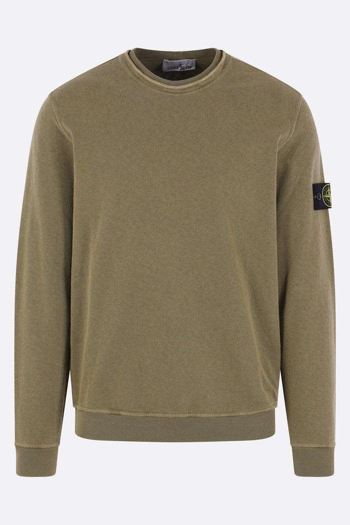 jersey sweatshirt with logo badge